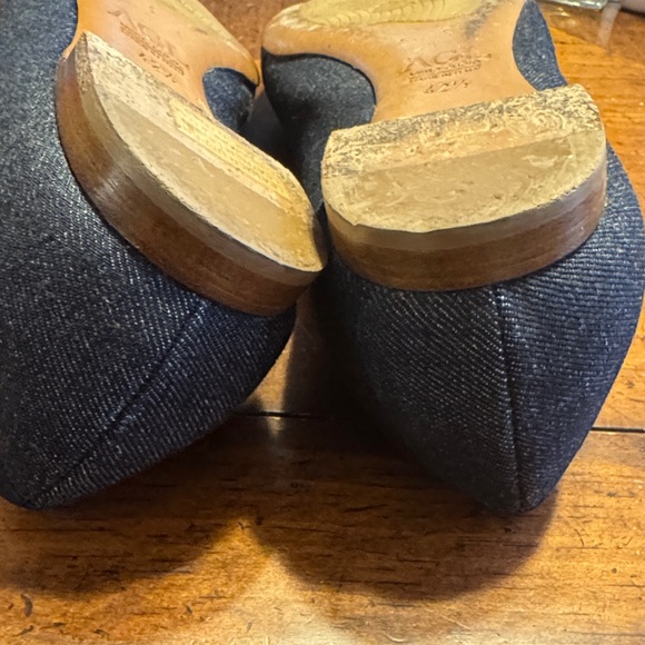 AGL Women's Navy Denim Flats - Picture 10 of 12